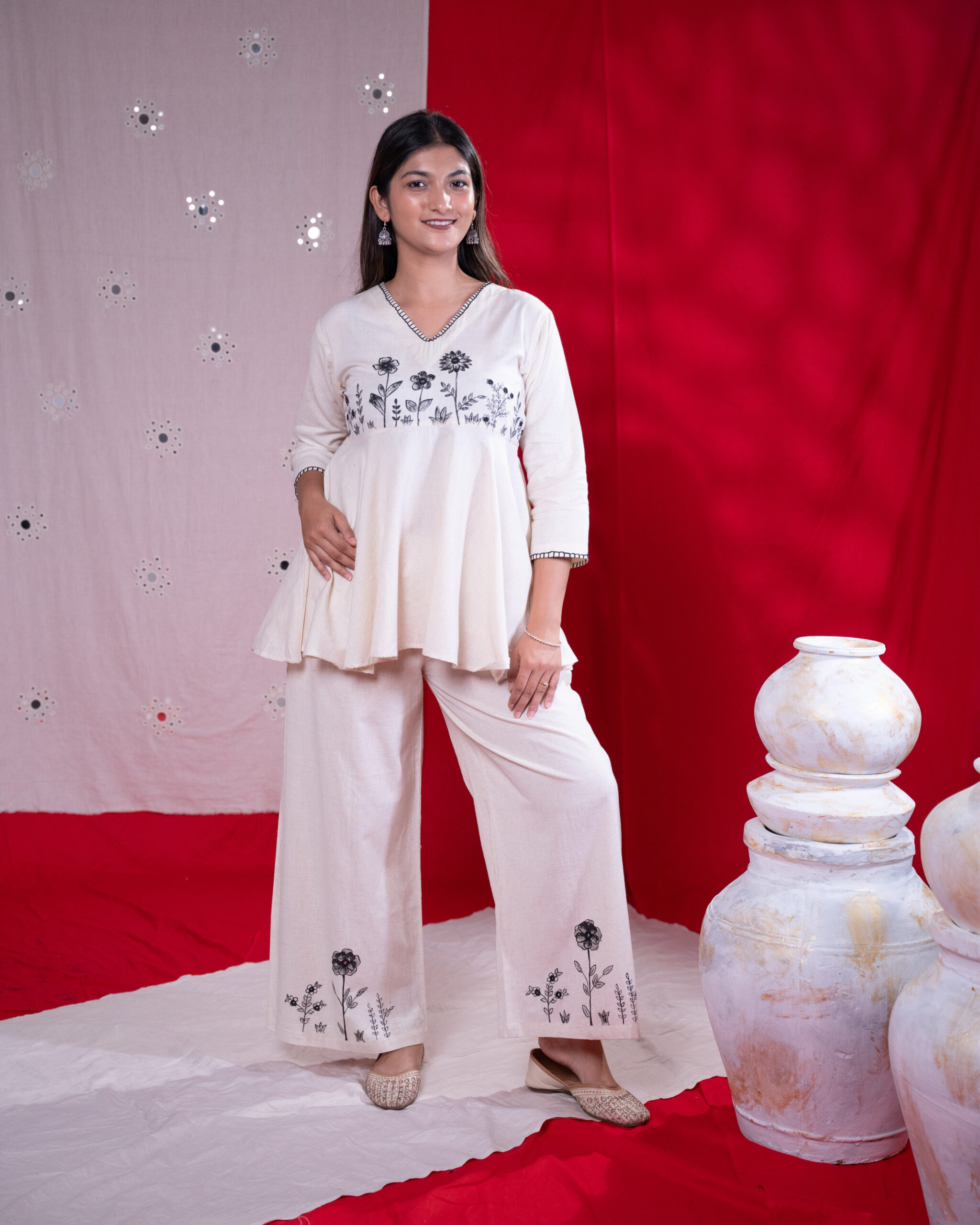 Hand Paint Co-Ord Set