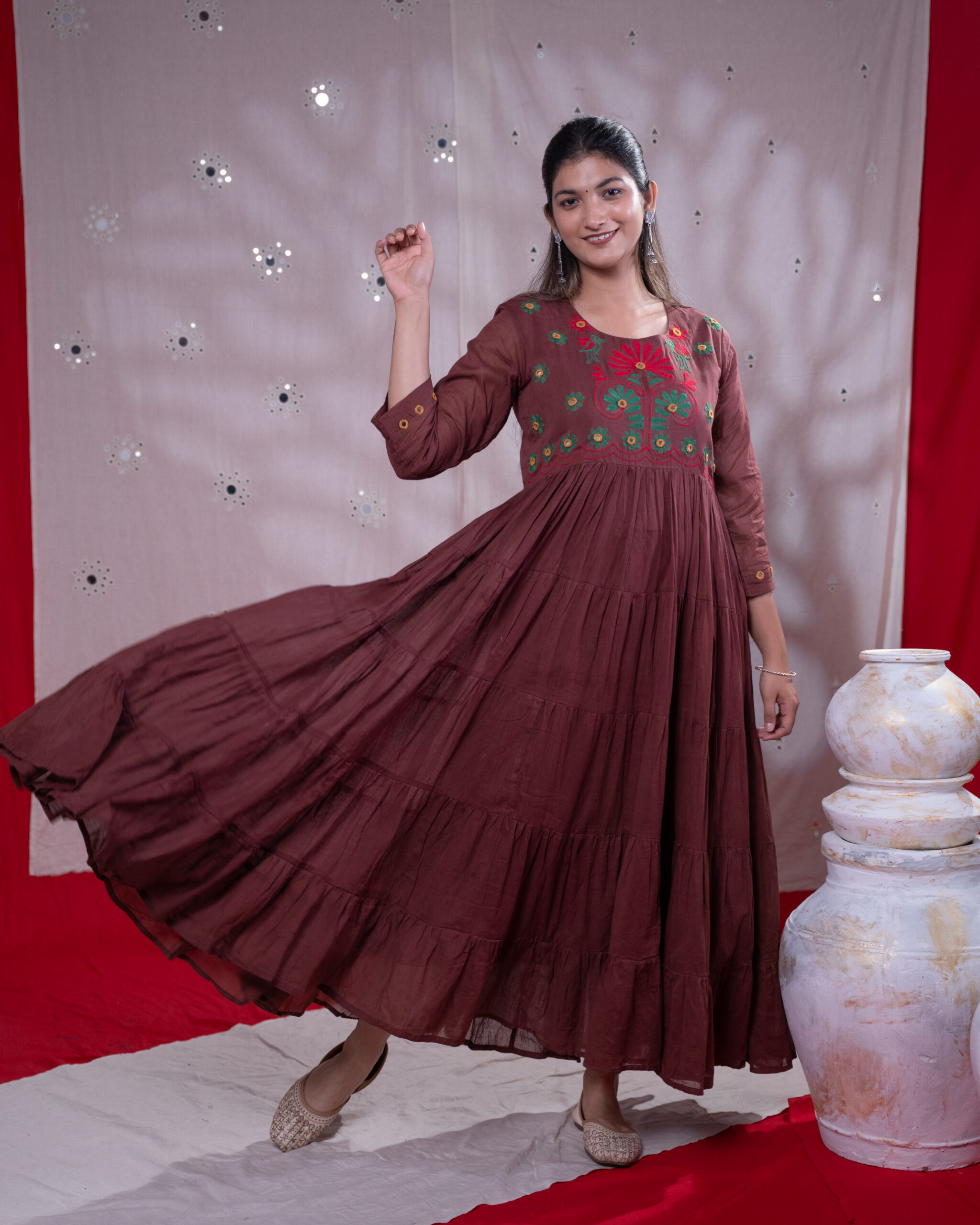 Rang Mul-Mul Dress