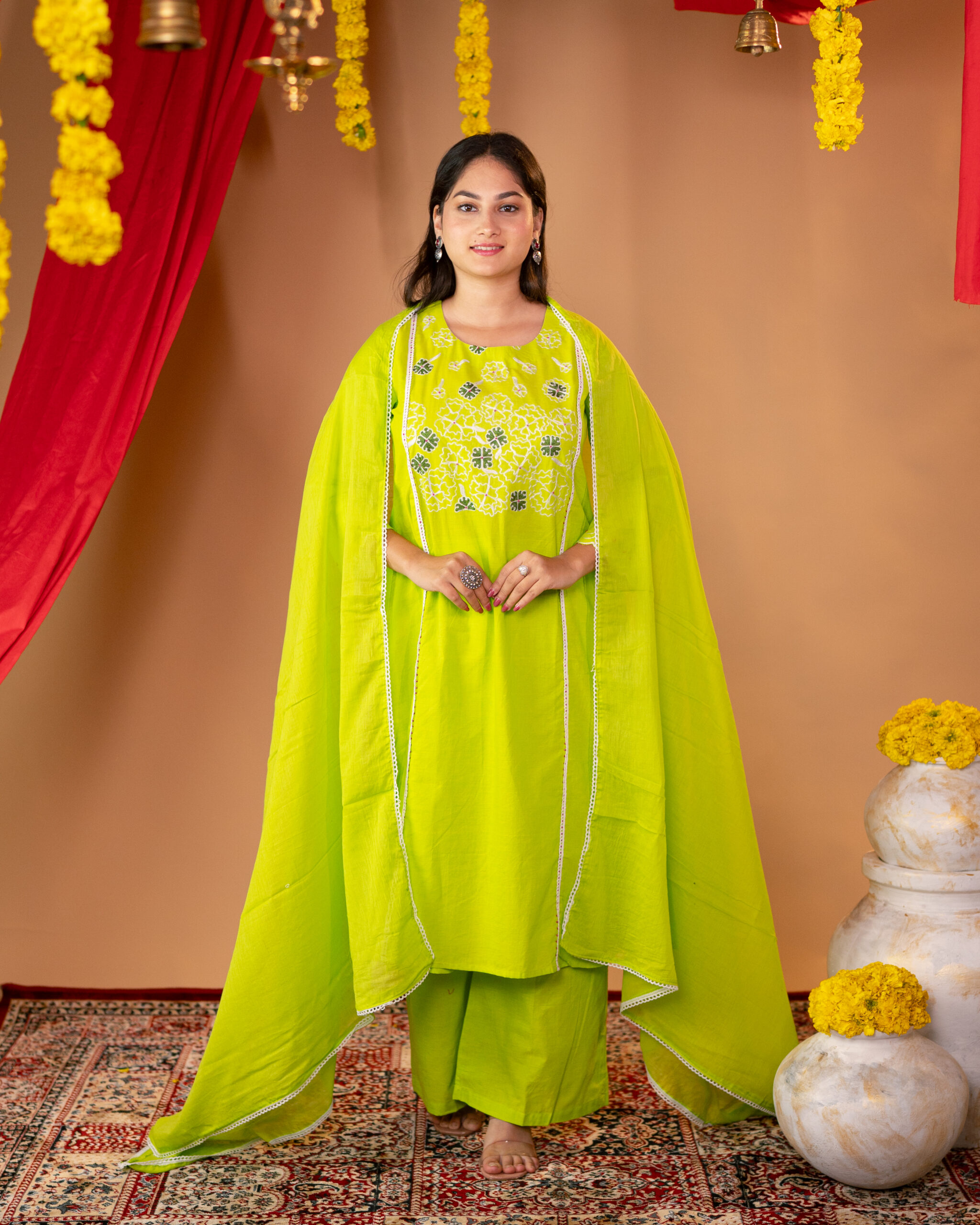 Tiara Kurta Pair with Dupatta